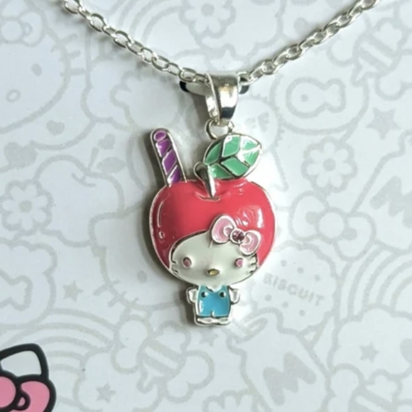 Hello Kitty as an Apple Sorbet -necklace - new in box - Picture 4 of 13